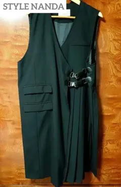 STYLE NANDA ベルトプリーツワンピース