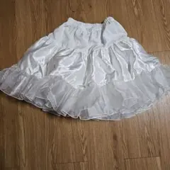 ホワイト フリル パニエ160