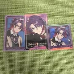 渡会雲雀　チェキ風カード2種セット+OS特典ステッカー