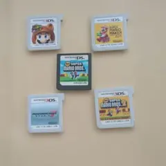 3DS マリオカート7 ニュースーパーマリオ マリオメーカー 3Dランドなど5本