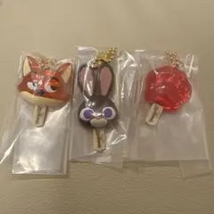 ズートピア　アイスキャンディー　チャーム　ニック　ジュディ　ガチャガチャ