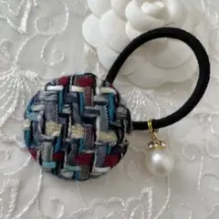 ＊ リントン社　ツイード ヘアゴム 【27】 ＊