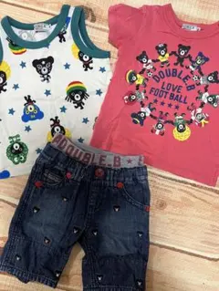 ミキハウス ダブルビー おまとめ ３点セット 80