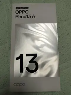 新品未使用 OPPO Reno13 A ルミナスネイビー 即日発送！