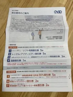 日本駐車場開発　株主優待券・割引券セット
