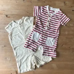 Baby rompers 70cm、80cm  2SET