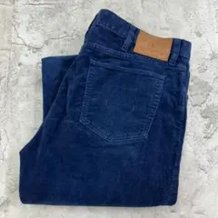 ポロラルフローレン　ボトムス　コーデュロイパンツ　古着　ネイビー　紺色　W36