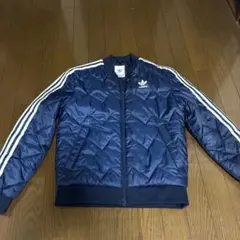 adidas オリジナルス キルティングジャケット ネイビー S