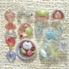 【本日限り】♡おすそ分け♡シマエナガ 水族館限定 ボンボンドロップシール