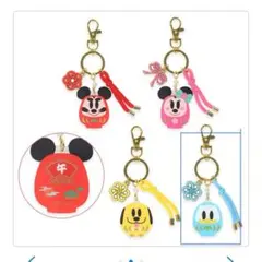 ディズニー キーチェーン お正月 ドナルド