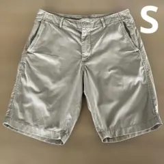 ユニクロ　メンズ チノショートパンツ ベージュ　半ズボン　Sのサムネイル