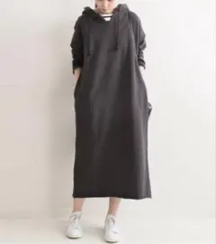 Champion/IENA 別注 SWEAT HOODED ワンピース