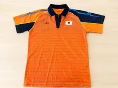 MIZUNO テニスウェア ポロシャツ オレンジ Lサイズのサムネイル