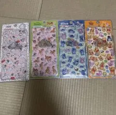 ディズニー プチドロップシール セット 101匹　バンビ スティッチ　プー