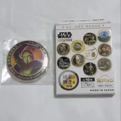 スターウォーズ マンダロリアン グローグー 金バッジ 缶バッジのサムネイル