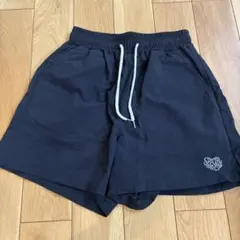 トップバリュー140cm黒ハーフパンツ