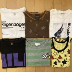 まとめ売り 男の子 夏服 半袖Tシャツ・ノースリーブ 6点 120㎝
