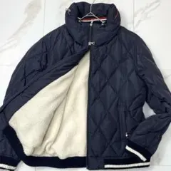 【美品★2way】ビームスハート ダウンジャケット キルティング トリコロール