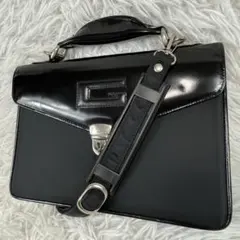 PAOLOGUCCI ハンドバッグ　2way ショルダーバッグ　フォーマル　黒のサムネイル