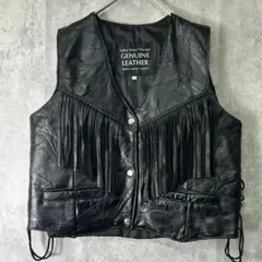 USED USA古着 レザーフリンジベスト CHICO'S vintage USED USA古着 レザーフリンジベスト CHICO'S vintage USED USA