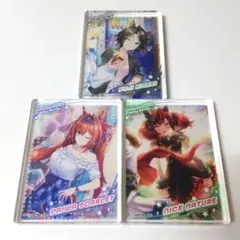 ウマ娘 アクリルブロック ダイワスカーレット ナイスネイチャ フジキセキ