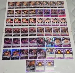ワンピースカード　紫黒キングデッキ　リーダーパラレル
