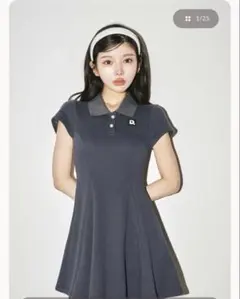 Darich ダーリッチ ポロワンピース 半袖　FREE L