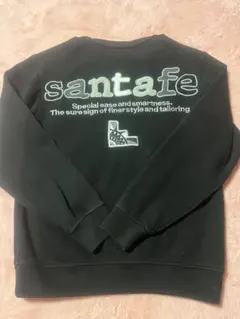 santafe スウェット トレーナー 黒 サイズ46のサムネイル
