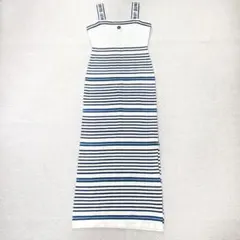 美品✨リリーブラウン×マリークワント【F】ロゴジャガードニットキャミワンピース