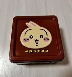 チロルチョコ　缶　うさぎ