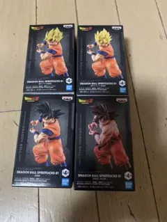 ドラゴンボール SPIRITFLICKS 01 孫悟空 フィギュア 全4種セット
