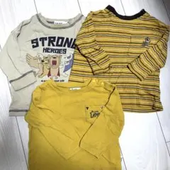 長袖カットソー　80㎝ 3枚セット　Buddy Lee 、SLAPSLIP