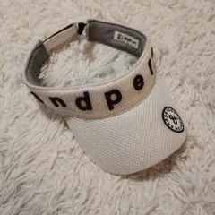 and per se アンパスィ　ゴルフ バイザー ホワイト