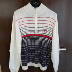 ツアーステージ ハーフジップセーター(M)