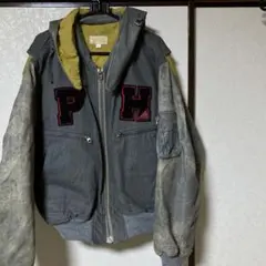 PINK HOUSE ヴィンテージ ピンクハウス フード付きスタジャン