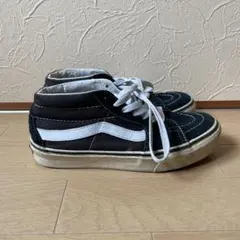 Vans 【woman US 7】ハイカットスニーカー ブラック/ホワイト