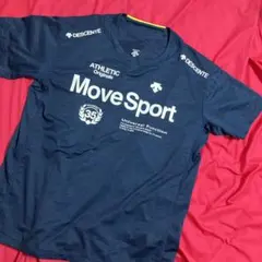 デサントdescente Move Sport Tシャツ ネイビーLストレッチのサムネイル