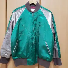 レア品！カートリッジケース★タイガー スカジャン サテンジャケット