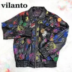 vilanto ヴィンテージ 刺繍 grunge ブルゾン 00s 男女兼用