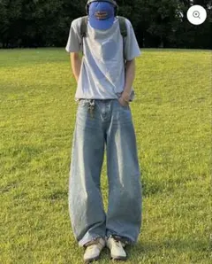 yolo バルーンデニムパンツ