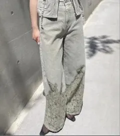 LACE DOCKING FADE DENIM PANTS 25インチのサムネイル
