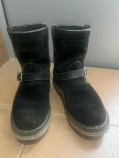 VIBERG BOOTブラック エンジニアブーツ　スエード7hヴァイバーグ