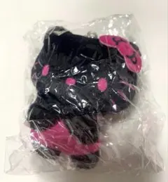 サンリオ　ハローキティぬいぐるみボールチェーン2　ピンク&ブラック