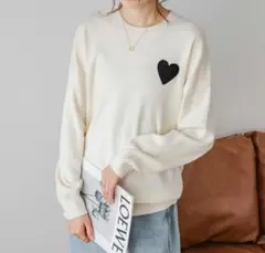 新品・ラジエム　ハートニットプルオーバー