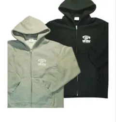 PIZZA OF DEATH ジップアップパーカー ブラック Lサイズ