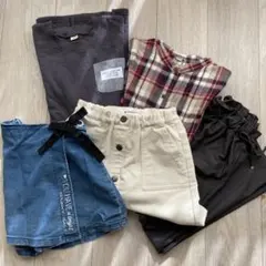 女の子　子供服　5点まとめ売り　サイズ140 スカート　パンツ　トレーナー