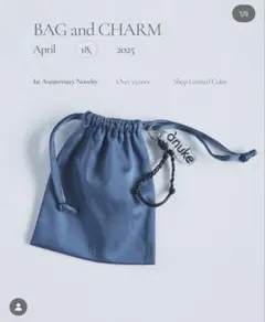 新品未開封　anuke ノベルティ巾着&チャーム