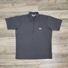BEN DAVIS ハーフジップ 半袖シャツ L USA製のサムネイル