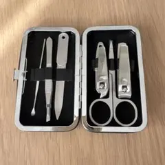 コンパクト爪切りセット ステンレス
