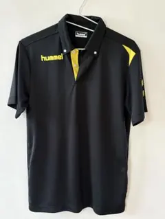 hummel ポロシャツ ブラック イエロー Mサイズのサムネイル